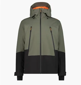 Куртка мужская CMP Fix Hood Twill Olive/Black 34W2037-E943