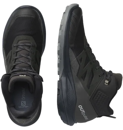 Кросівки чоловічі Salomon Gore-Tex Outpulse Mid Gtx Black/Olive 415888-32