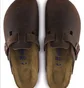 Сандали женские Birkenstock Boston Soft Footbed Sandals Brown 159713