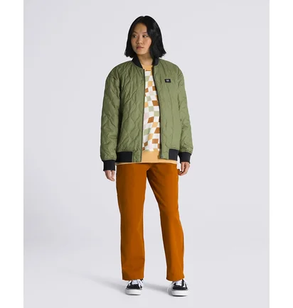 Куртка женская Vans Pickett Bomber Jacket Olive VN00075EZBF