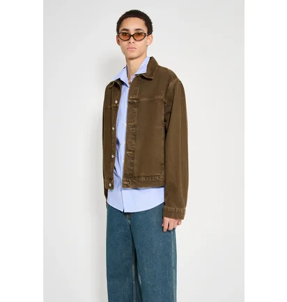 Куртка мужская Stussy Trucker Denim Jacket Brown 115781-1034