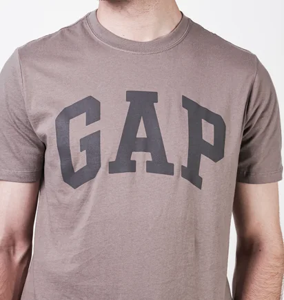 Футболка мужская Gap Everyday Soft Logo T-Shirt Brown 855769201