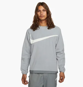 Свитшот мужской Nike Club+ MenS Fleece Winterized Crew Grey DQ4894-073