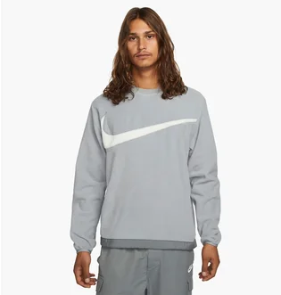 Свитшот мужской Nike Club+ MenS Fleece Winterized Crew Grey DQ4894-073
