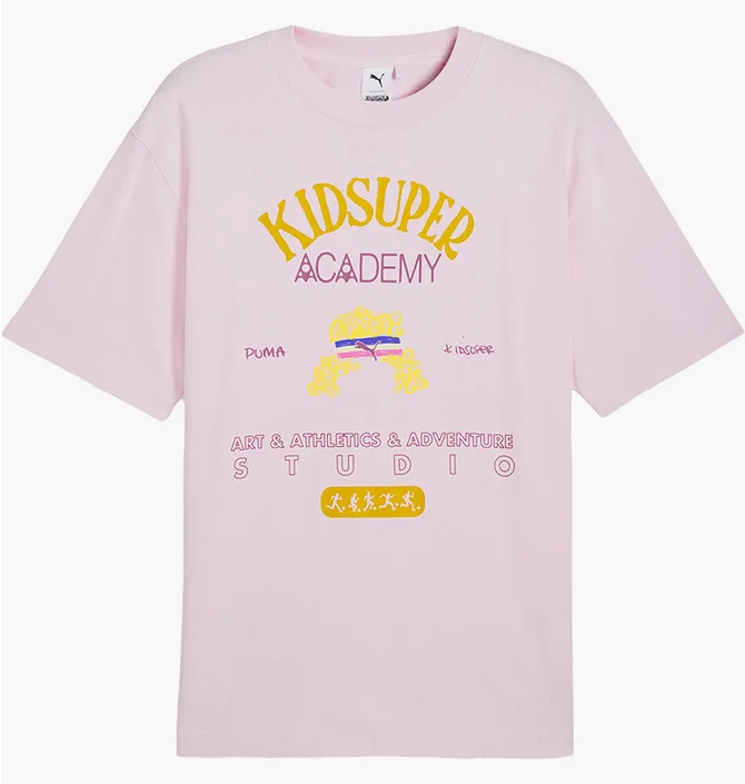 Футболка мужская Puma Super Graphic Tee Pink 626701-71