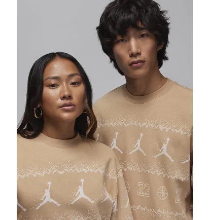 Світшот унісекс Air Jordan Essentials Holiday Fleece Crew Beige FD7463-200