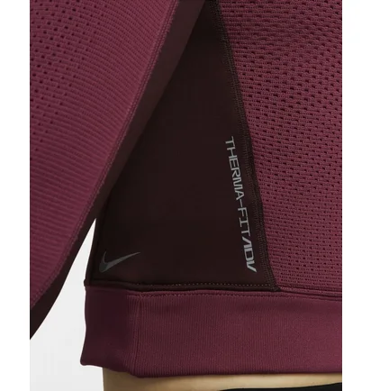 Кофта жіноча Nike 1/4 Therma-Fit Adv City Ready Bordo DV9807-653