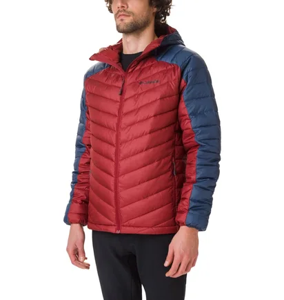 Пуховик мужской Columbia Horizon Explorer Hooded Jacket Omni-Heat Red EO0052-664