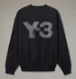 Свитшот унисекс Adidas Y-3 Logo Crew Sweatshirt Black JE9276