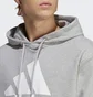 Худи мужское Adidas Essentials French Terry Big Logo Hoodie Grey Ic9364