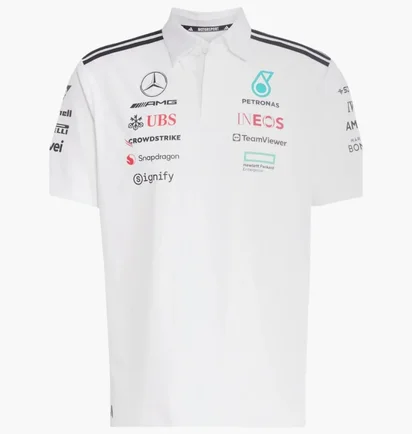 Футболка чоловіча Adidas Mercedes - Amg Petronas Formula One Team White JW0586