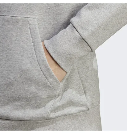 Худи мужское Adidas Essentials French Terry Big Logo Hoodie Grey Ic9364
