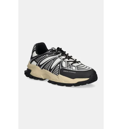 Кроссовки мужские Armani Exchange Sneakers Grey XUX238-XV907-U313