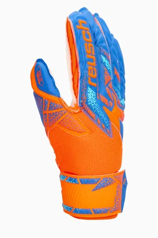 Перчатки вратарские детские Reusch Attrakt Finger Orange/Blue 5472510-2290