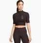 Футболка женская Nike W Nsw Top Ss Rib Su Black FJ5253-220
