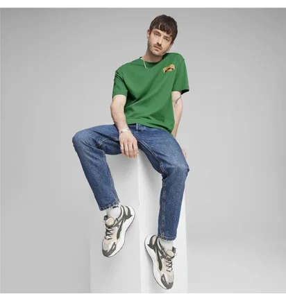 Футболка чоловіча Puma Team Graphic Green 624395-86