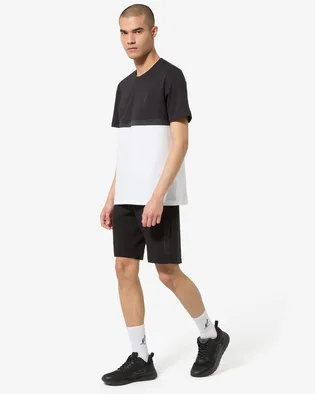 Футболка мужская AUSTRALIAN Impact Color Block Cotton T-Shirt Black/White LSUTS0018-003