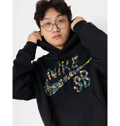 Худі чоловіче Nike Sb Sugar High Fleece Hood Pull -Over Black HJ2896-010
