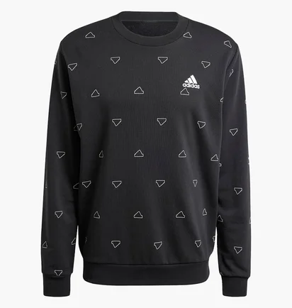 Світшот чоловічий Adidas Monogram Graphic Black IV9354