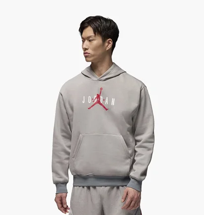 Худі чоловіче Air Jordan Brooklyn Fleece Jumpman Pullover Hoodie Grey HV5096-062