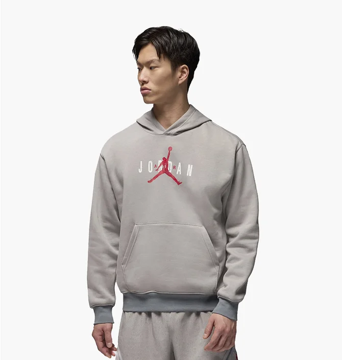 Худі чоловіче Air Jordan Brooklyn Fleece Jumpman Pullover Hoodie Grey HV5096-062