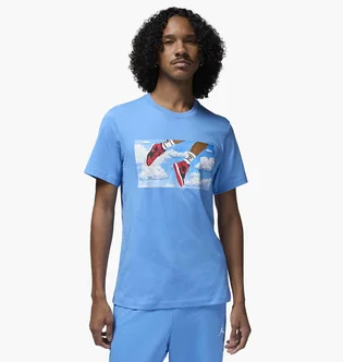 Футболка мужская Air Jordan Flt Essential Ess Ss Crew Light Blue FZ1967-469