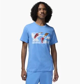 Футболка мужская Air Jordan Flt Essential Ess Ss Crew Light Blue FZ1967-469