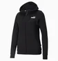 Толстовка женская Puma Essentials Full-Zip Hoodie Black 586811-01