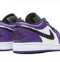 Кросівки чоловічі Air Jordan 1 Low White/Violet 553558-500