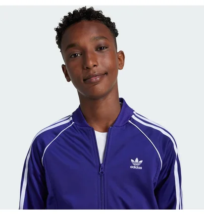 Олимпийка детская Adidas Adicolor Sst Track Top Kids Blue IY7453