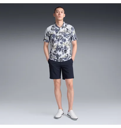 Поло чоловіче Puma Cloudspun Palm Golf White/Multi 634849-01