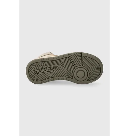 Кроссовки детские Adidas Hoops Mid 3.0 Beige IF7738