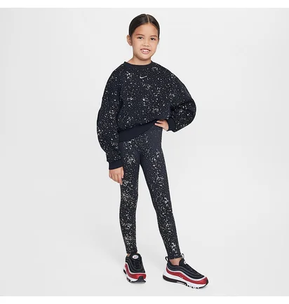 Свитшот детский Nike G Nsw Club Flc Bxy Crw Shne Black HF4393-010