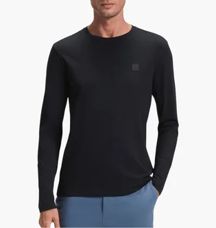 Свитшот мужской Boss Tacks Long Sleeve T-Shirt Blue 50512111-404