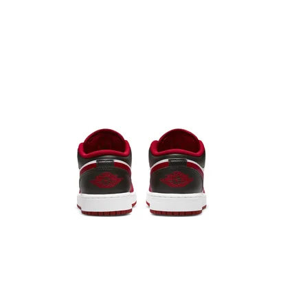 Кросівки дитячі Air Jordan 1 Low White/Red 553560-163