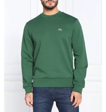 Лонгслів чоловічий Lacoste Logo Sweatshirt Green SH9608-51-SMI
