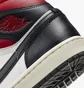Кроссовки женские Air Jordan Retro 1 Mid Casual Shoes Black/White Bq6472-061