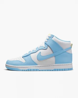 Кросівки чоловічі Nike Dunk High Retro White/Light Blue Dd1399-401