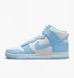 Кросівки чоловічі Nike Dunk High Retro White/Light Blue Dd1399-401