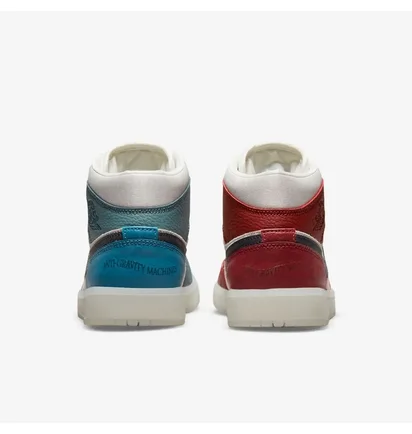 Кросівки жіночі Nike Jordan 1 Mid Anti-Gravity Machines (W) Blue/Red Dm9601-200