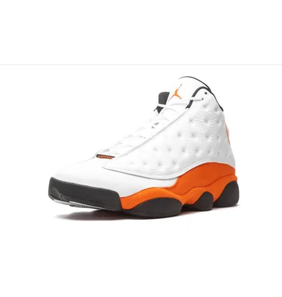 Кроссовки мужские Air Jordan 13 Retro White/Orange 414571-108