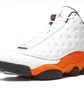 Кроссовки мужские Air Jordan 13 Retro White/Orange 414571-108