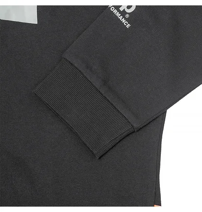 Худи мужское Jeep Hooded Sweatshirt Large Front Print Jx22A Black O102624-B967
