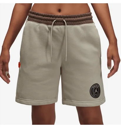 Шорты женские Air Jordan X Psg Fleece Shorts Beige DZ3269-230