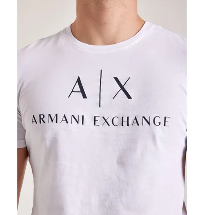 Футболка мужская Armani Exchange Mini Icon Logo Tee White 8NZTCJZ8H4Z1100