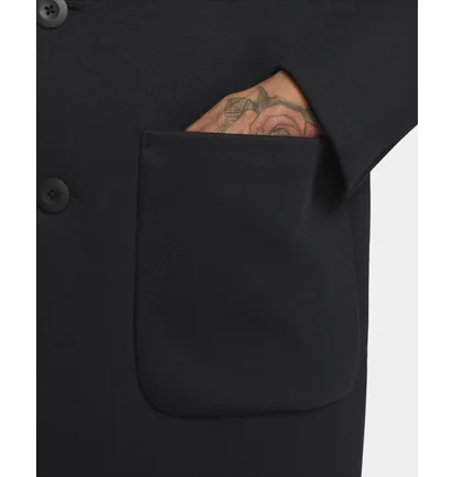 Пальто мужское Nike Sportswear Tech Fleece Reimagined Loose Fit Trench Coat Black FN0601-010