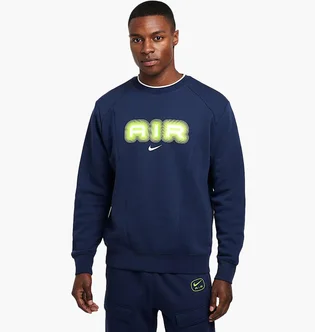 Свитшот мужской Nike Air Fleece Crew-Neck Blue HM0177-410