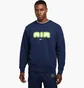 Свитшот мужской Nike Air Fleece Crew-Neck Blue HM0177-410