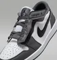 Кроссовки мужские Air Jordan 1 Low Flyease White/Black DM1206-100