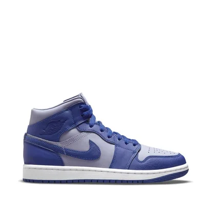Кроссовки женские Nike 1 Mid Iron Purple Deep Royal Blue DH7821-500